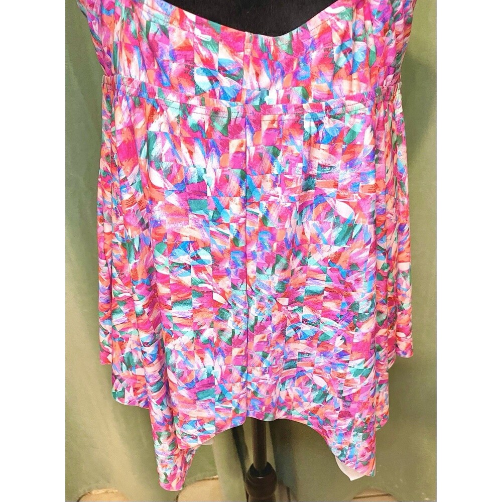 Sunsets IPANEMA Forever Pink Tankini Swim Top US 34D A Line Adjustable Straps - Picture 12 of 12
